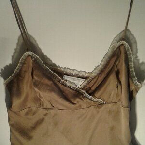 To the Max Silk Light-Brown Cami - LOW Price